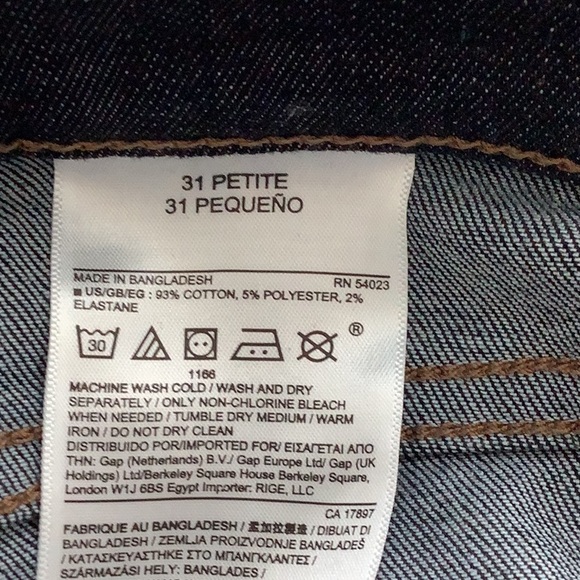 Banana Republic Premium Denim Dark High Rise Skinny Ankle Jean (NWOT) - Picture 4 of 7